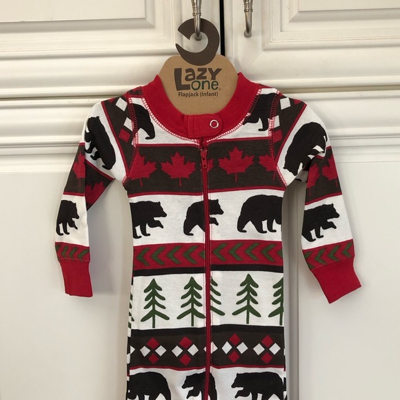 π» NWT Lazy One Bear Essentials Flapjack Union Suit - Picture 3 of 13